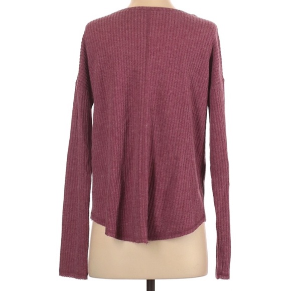 Mudd | Long Sleeve Top V Neck Martin Pink - Picture 3 of 8